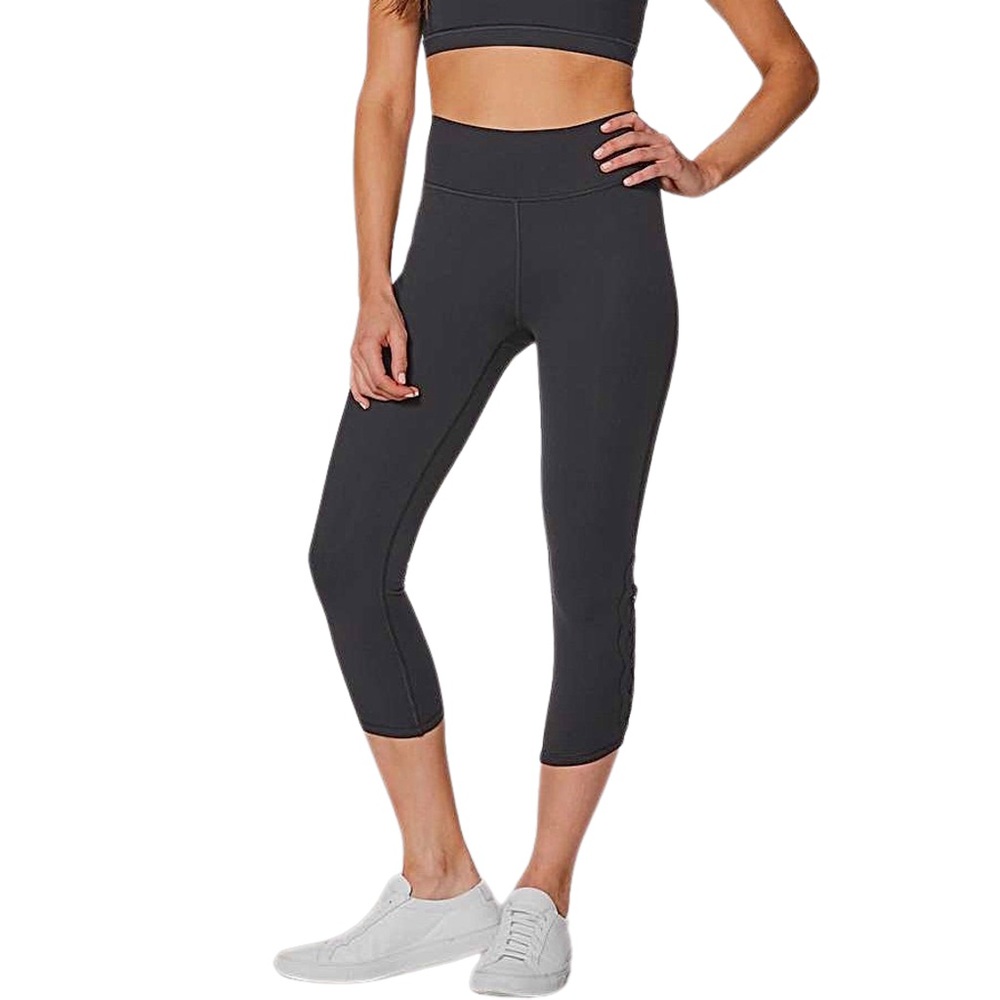 LULULEMON Tied To It Crop 21"‎ in Black - Picture 3 of 7